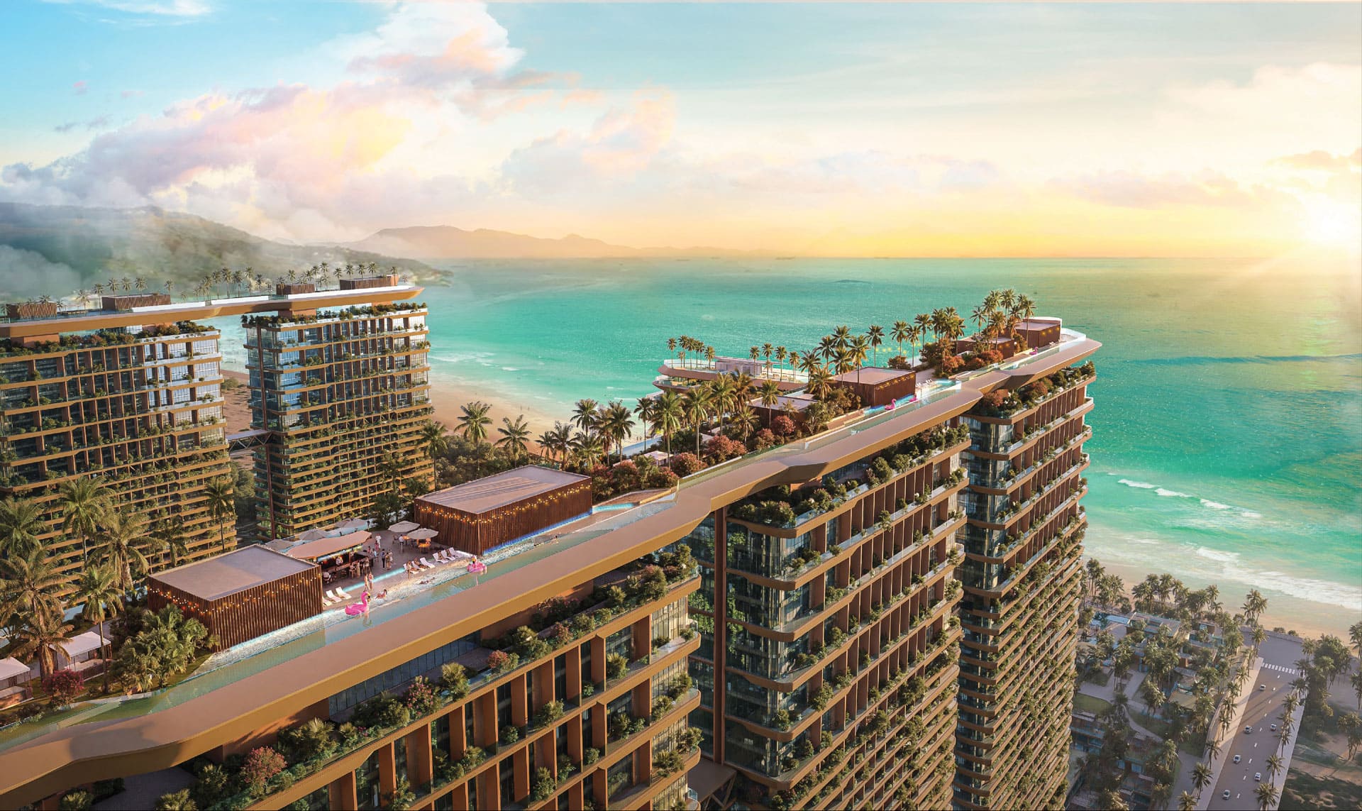 Không gian tiện ích nghỉ dưỡng xa xỉ và công nghệ Smart Home 4.0 đỉnh cao tại tổ hợp Sunshine Bay Retreat do thương hiệu 5 sao quốc tế vận hành.