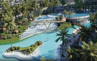 Phân khu Eden tại Sunshine Bay Retreat mang đến một không gian nghỉ dưỡng riêng tư và yên tĩnh hơn, tách biệt hoàn toàn khỏi sự ồn ào của phố thị.